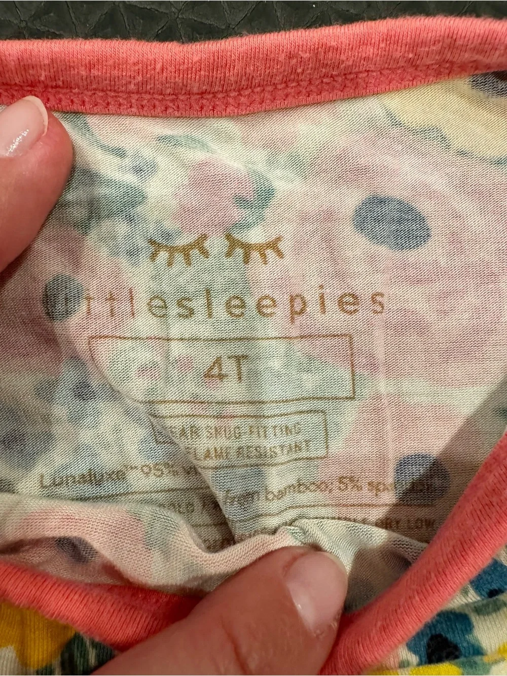 Little Sleepies Purple Unicorn & Multi Floral Short Pajama Set
